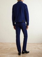 TOM FORD - Icon Cotton-Blend Moleskin Jacket - Blue