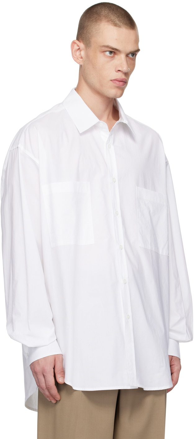 The Frankie Shop White Gus Oversized Shirt