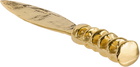 Alighieri SSENSE Exclusive Gold 'The Totemic Devotion' Butter Knife