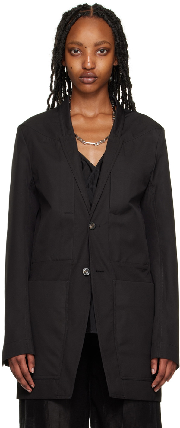 Rick Owens Black Lido Blazer