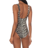 Ganni - Leopard-print swimsuit