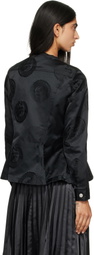 Comme des Garçons Comme des Garçons Black Jacquard Jacket