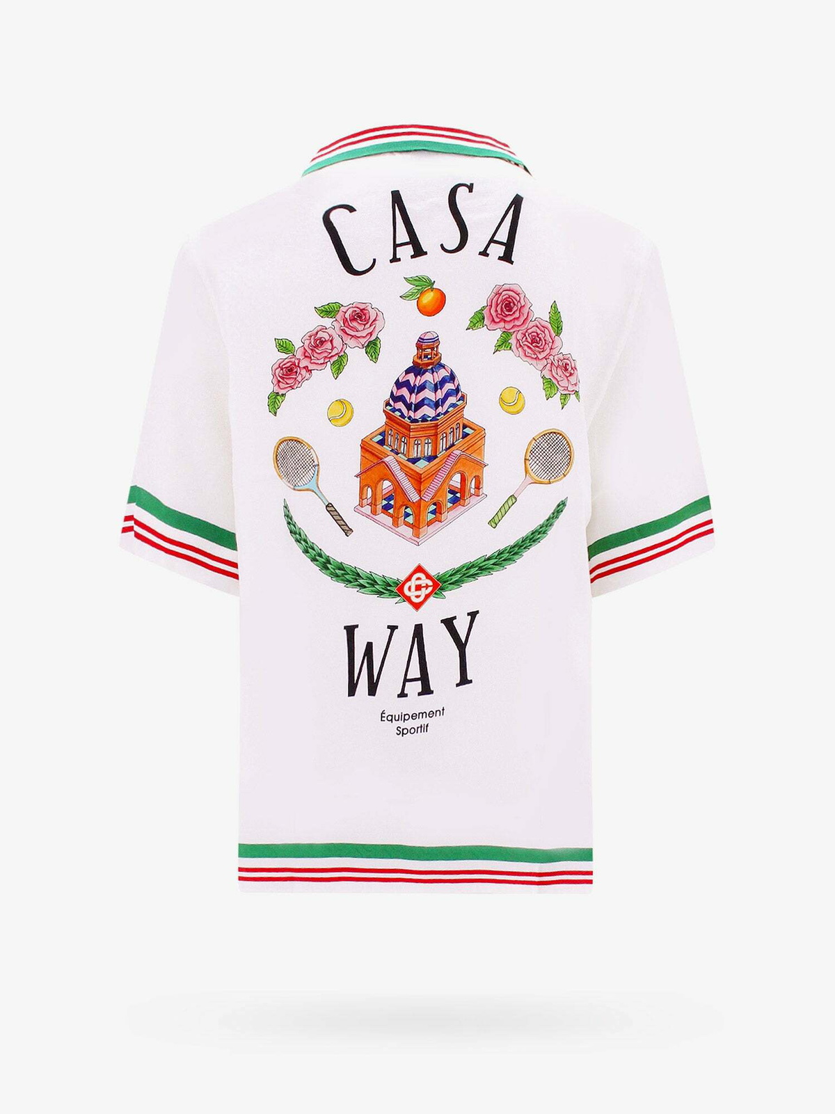 Casablanca White Cotton Shortsleeve Shirt