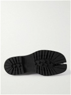 Maison Margiela - Tabi County Patent-Leather Derby Shoes - Black