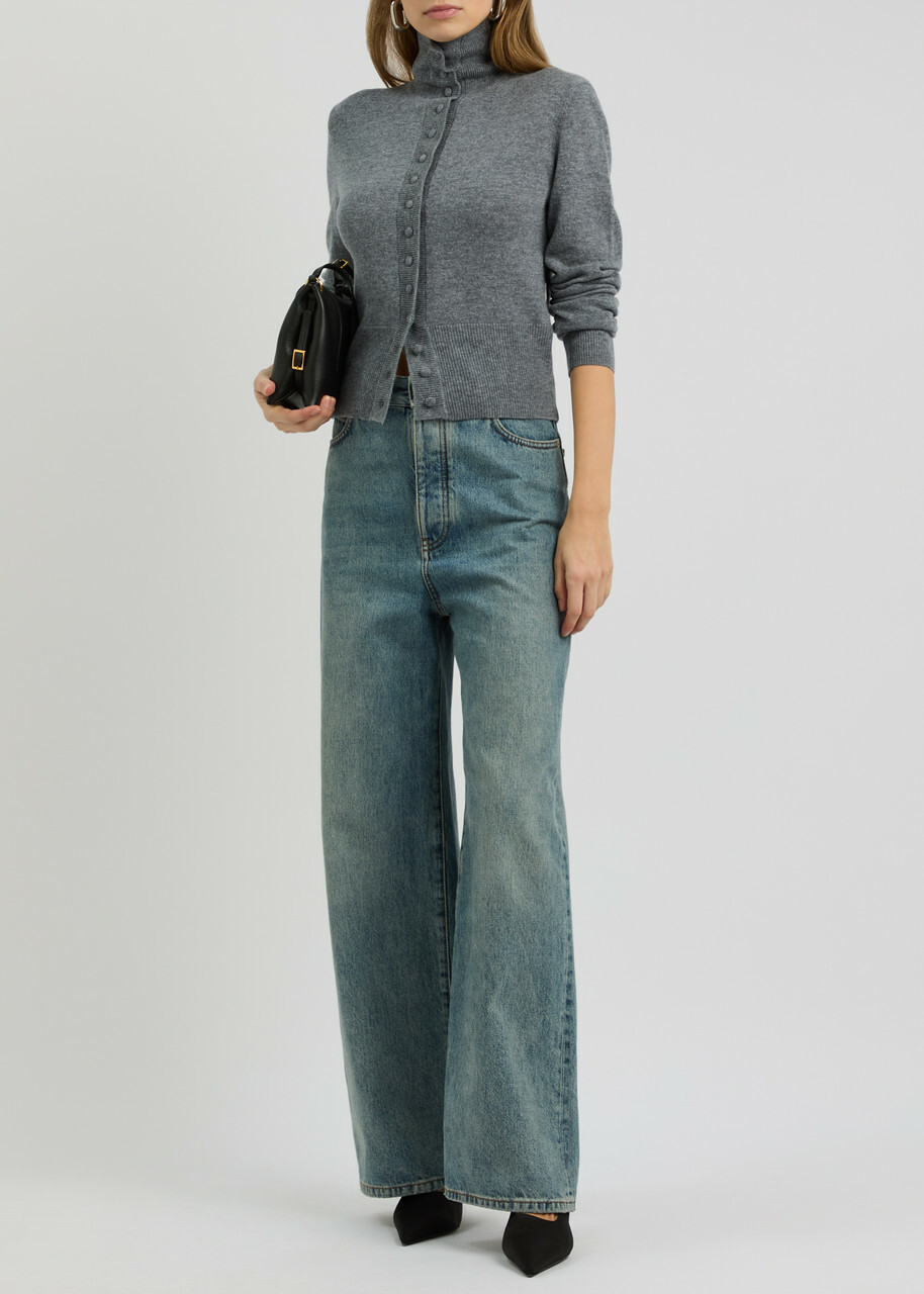 Remain BY Birger Christensen Wool-blend Cardigan Grey