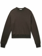 The Row - Saston Cotton and Cashmere-Blend Jersey Sweatshirt - Brown