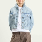 Fear of God ESSENTIALS Women's Trucker Jacket in Classic Blue