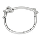 Bottega Veneta Silver Knot Bracelet