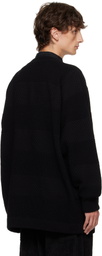Jan-Jan Van Essche Black O-Project Sartuul Sheep Yarn Crewneck Sweater