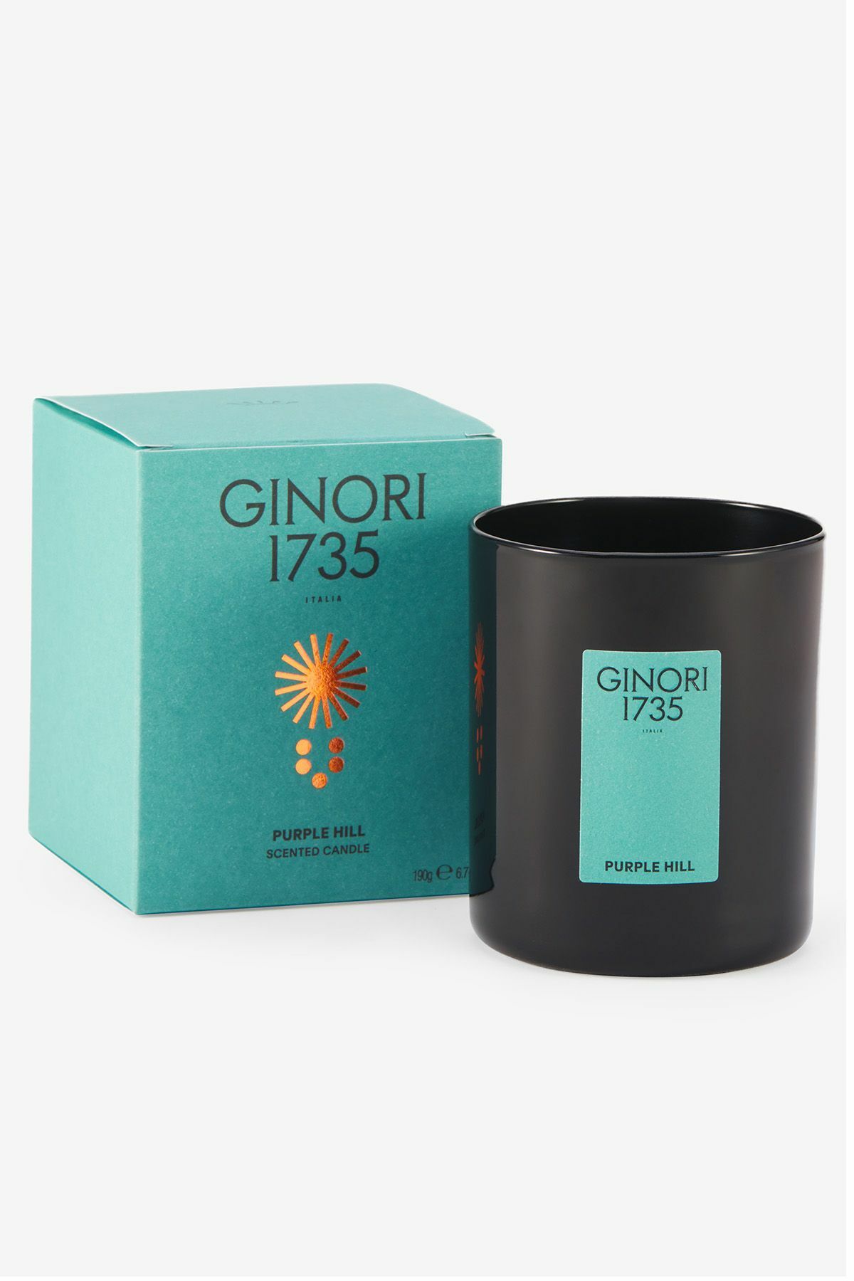GINORI 1735 purple hill scented candle refill for il seguace 190 gr 