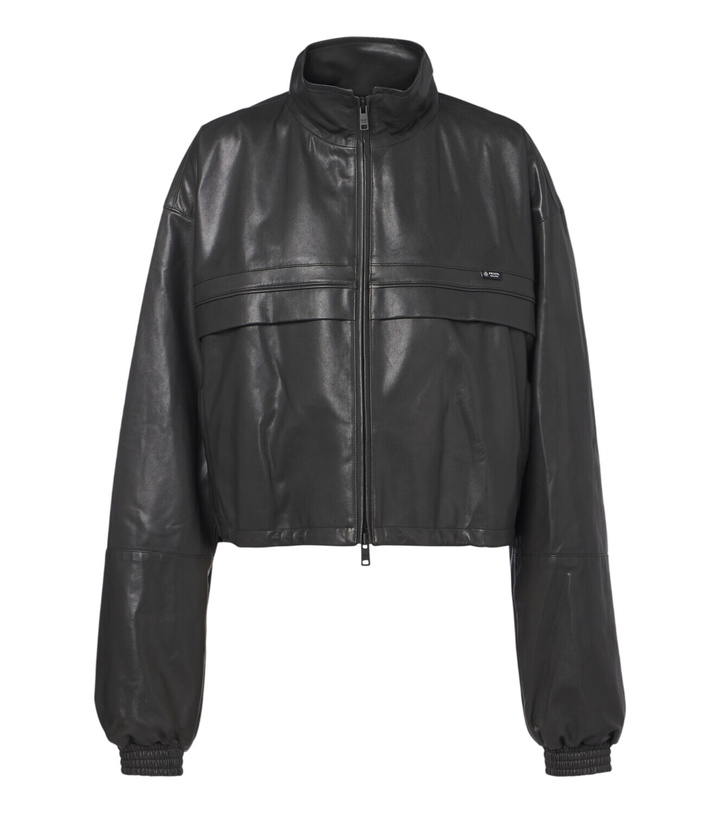 Photo: Prada Cropped leather jacket