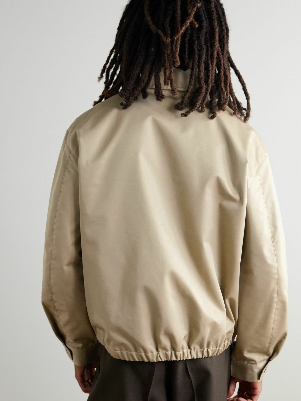 AGOLDE - Torres Cotton-Blend Twill Jacket - Neutrals