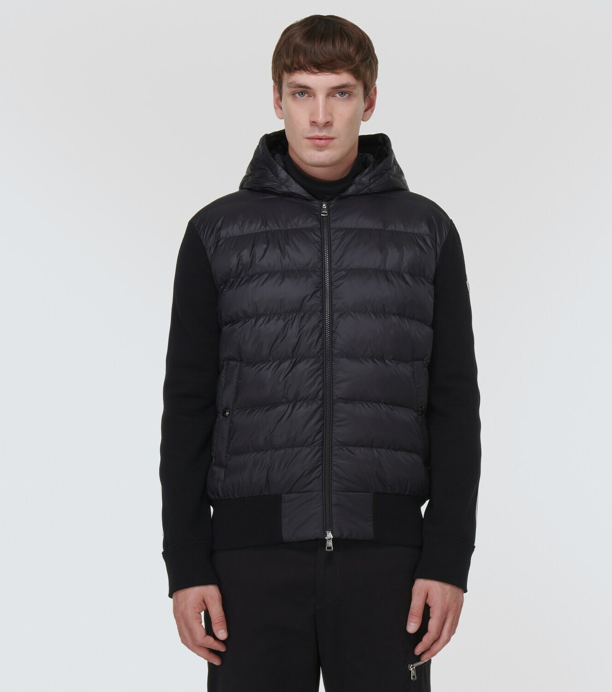 Moncler Down-paneled wool jacket Moncler
