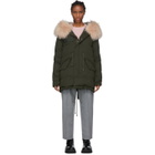 Mr and Mrs Italy Green Down Puffer Parka