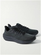 Nike Running - Air Zoom Pegasus 39 Rubber-Trimmed Mesh Running Sneakers - Black