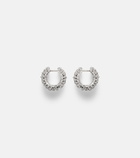 Yvonne Léon Picots 9kt white gold (375/1000) hoop earrings