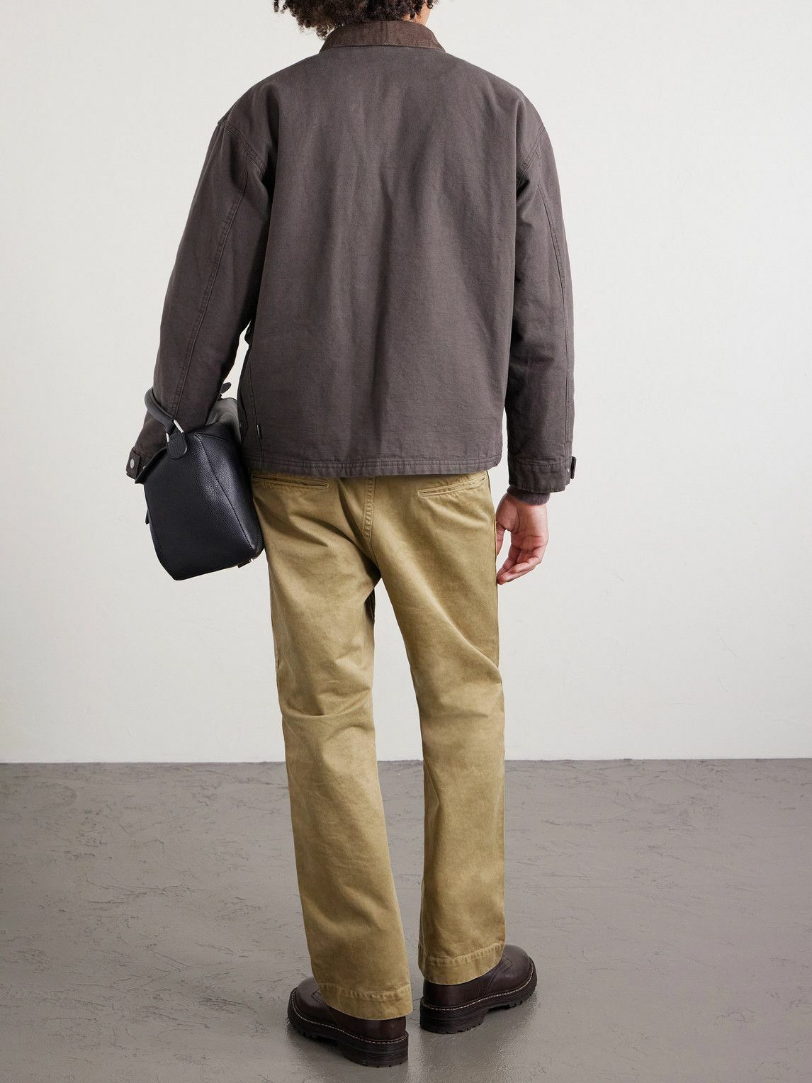 Neighborhood - Fireman Logo-Embroidered Padded Cotton Jacket