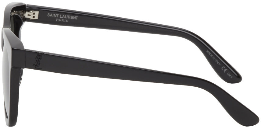 Saint Laurent Black SL M24/K Square Sunglasses Saint Laurent