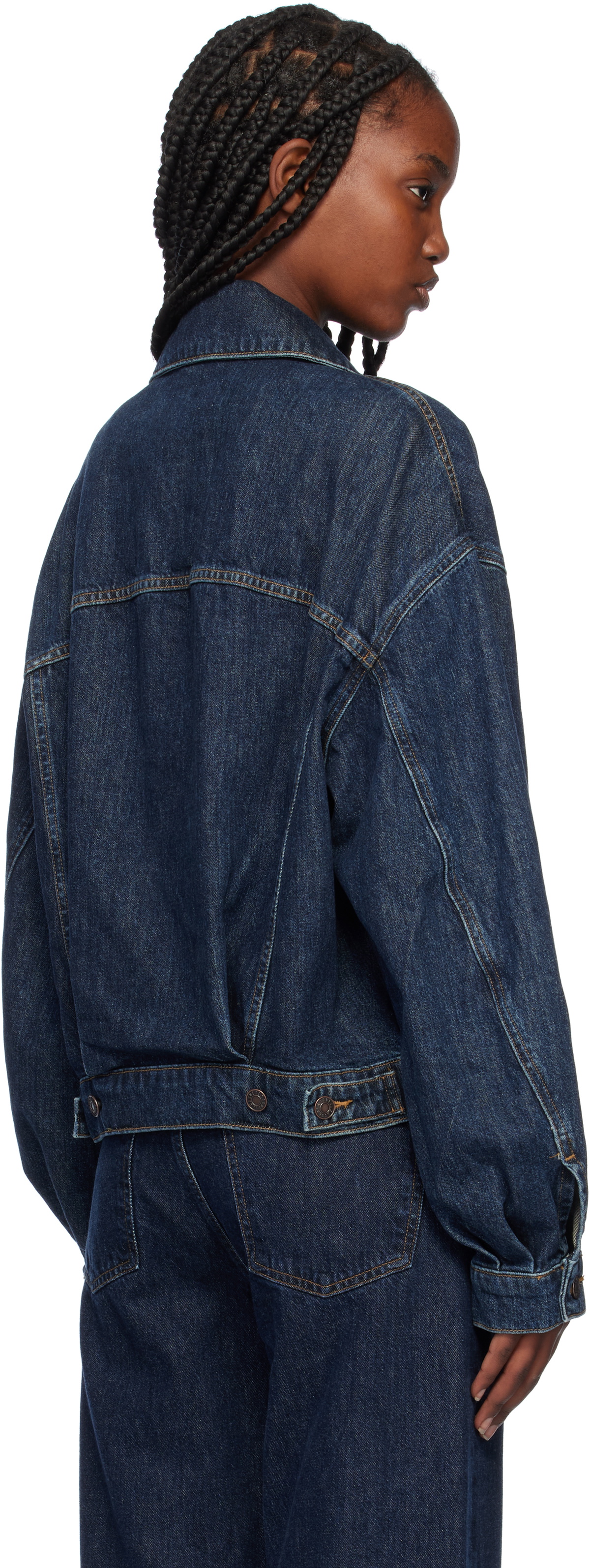 AGOLDE Indigo Dalton Balloon Denim Jacket AGOLDE
