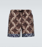 Dries Van Noten Printed swim trunks