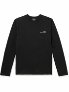 A.P.C. - Item Logo-Print Cotton-Jersey T-Shirt - Black