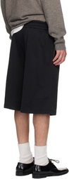 Jil Sander Black Two-Pocket Shorts