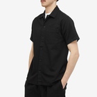 NoProblemo Men's Short Sleeve Work Shirt in Black