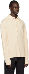 Agnona Off-White Button-Up Shirt