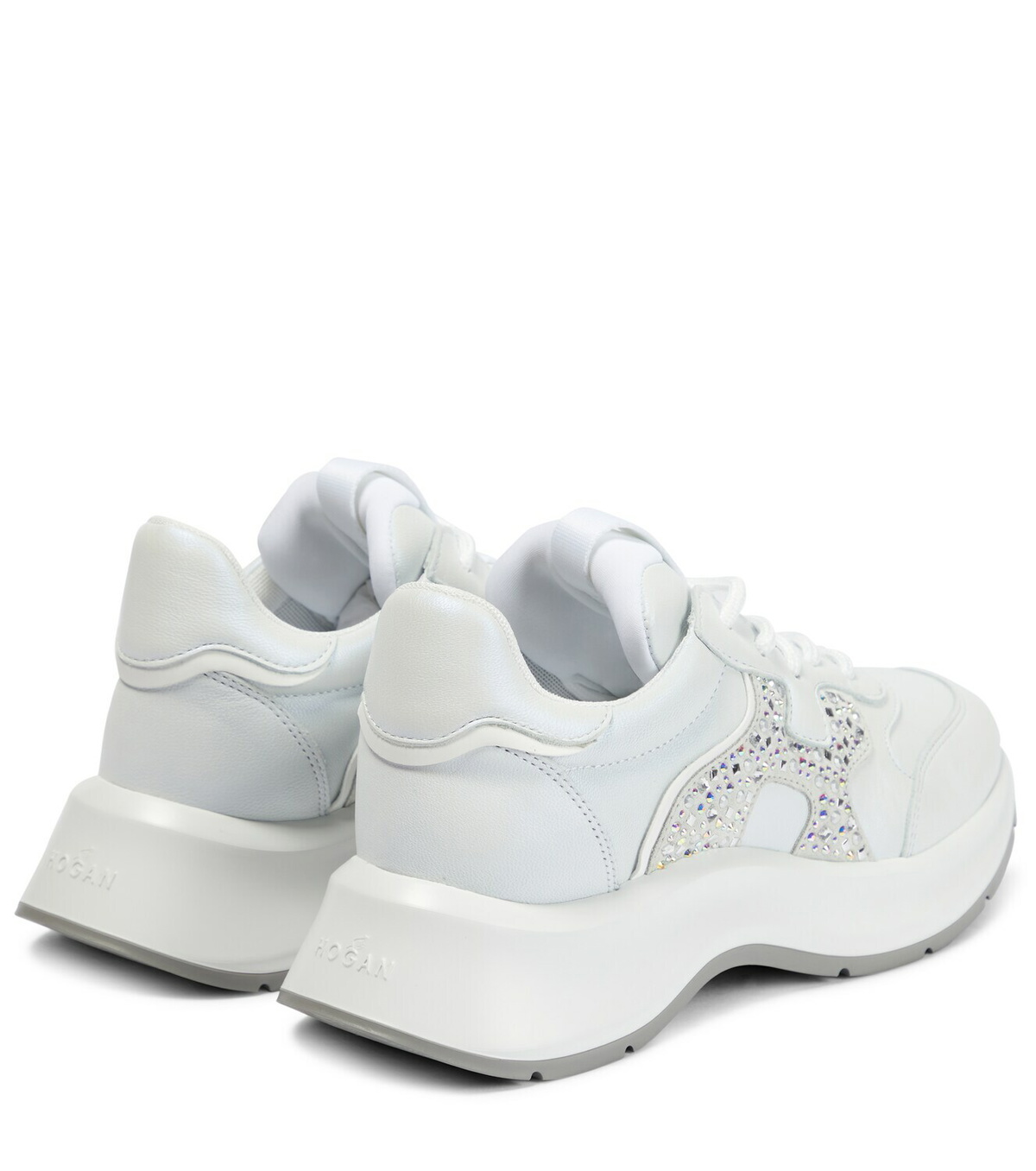 Hogan H585 embellished leather sneakers Hogan