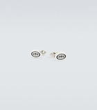 Gucci Interlocking G enamel cufflinks