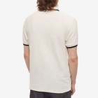 Fred Perry Authentic Men's Half Zip Polo Shirt in Ecru