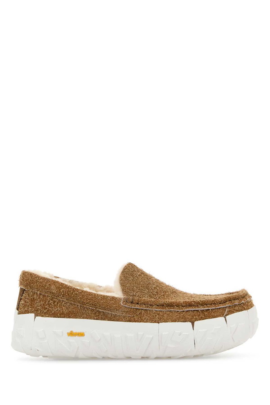 Photo: UGG Camel Suede Ascot Slip Ons