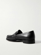 Drake's - Charles Leather Penny Loafers - Black