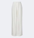 Róhe Silk wide-leg pants