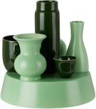 POLSPOTTEN Green Hong Kong Vase