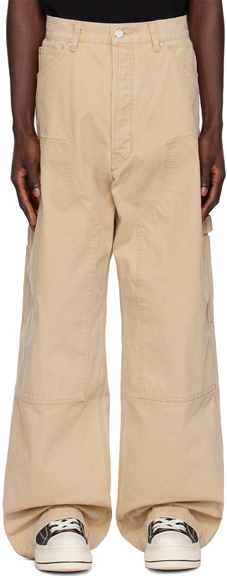 Photo: B1ARCHIVE Khaki Paneled Trousers