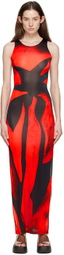 Louisa Ballou Red Sea Breeze Maxi Dress