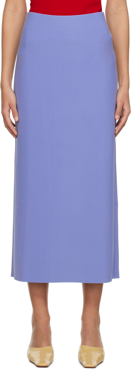 Birrot Blue H Maxi Skirt