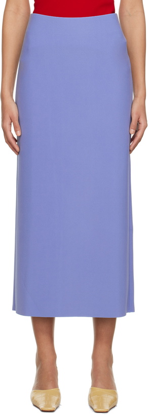 Photo: Birrot Blue H Maxi Skirt