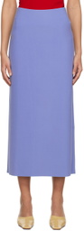 Birrot Blue H Maxi Skirt