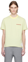 Thom Browne Green & Yellow Stripe T-Shirt