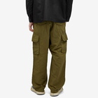 Comme des Garçons Homme Men's Linen Blend Cargo Pant in Khaki