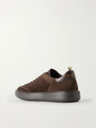 Officine Creative - Sequel 001 Lace-Up Suede Sneakers - Brown