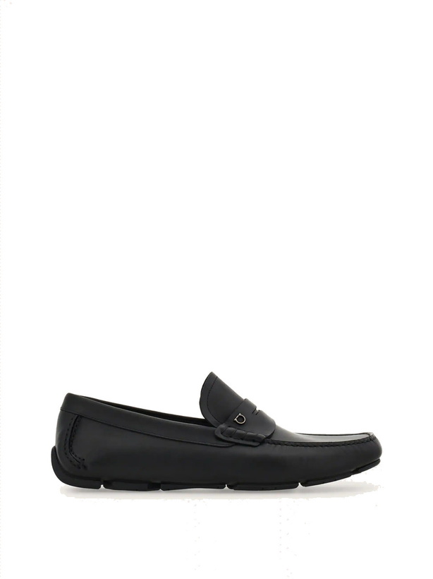 Photo: Ferragamo Mens Penny driver in Black