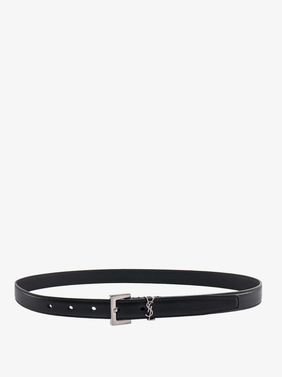 Saint Laurent Monogram Passant Buckle Belt, $375