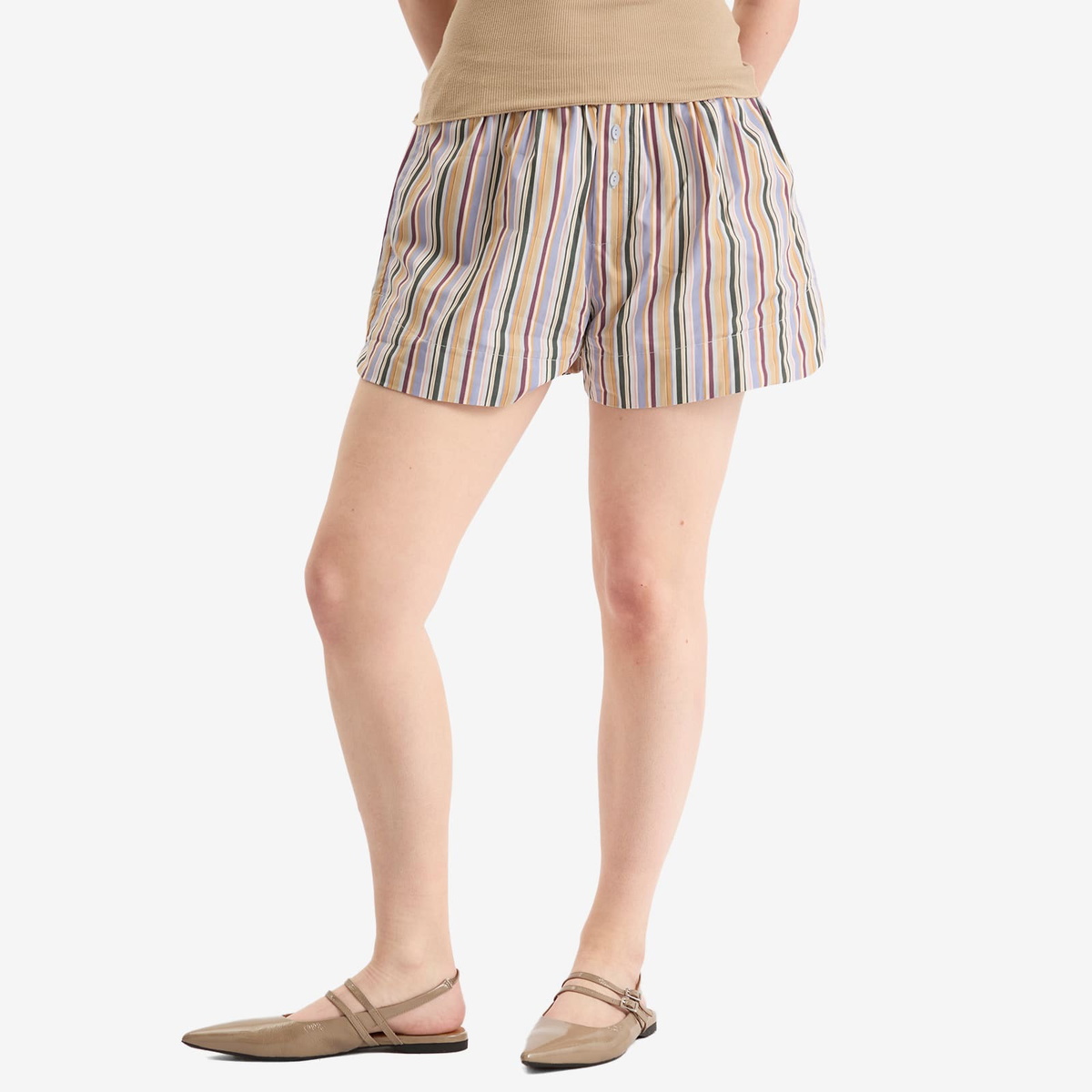 Faithfull The Brand Women's Lonia Shorts in Sifnos Stripe