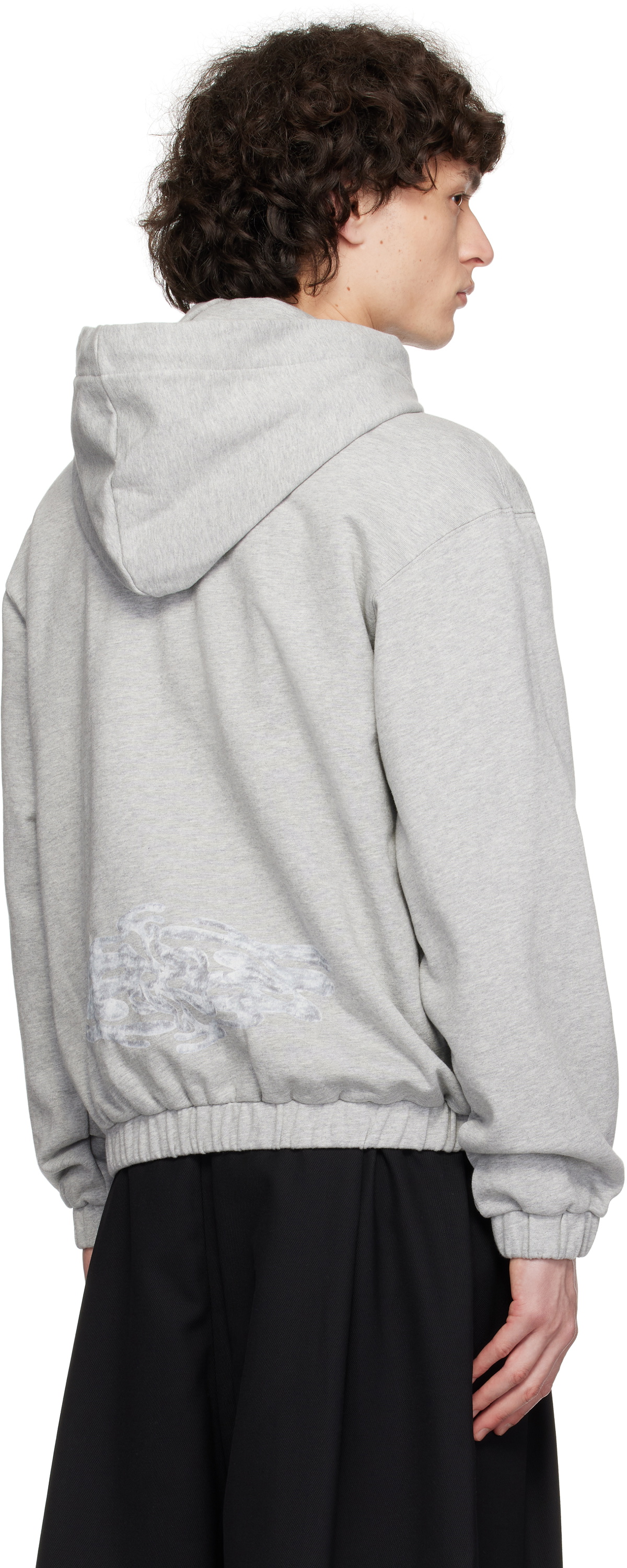 pet-tree-kor Gray 'Tool Tray, Vacuum Day' Hoodie