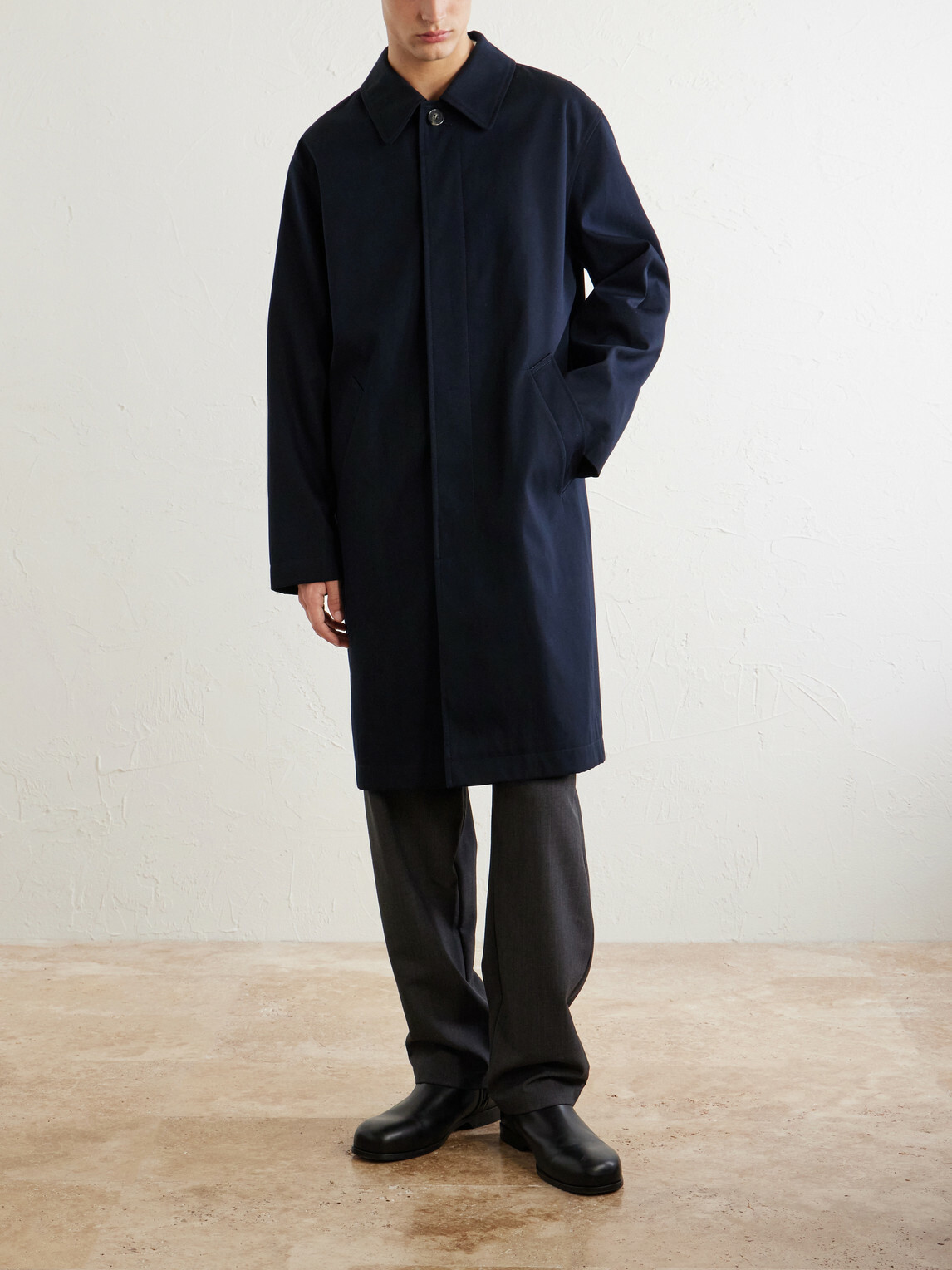 A.P.C. - Mac Duras Cotton Mac Coat - Blue