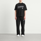 ANNIE HOOD Men's Baseball T-Shirt in Black