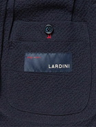 Lardini - Unstructured Textured Cotton-Blend Blazer - Blue